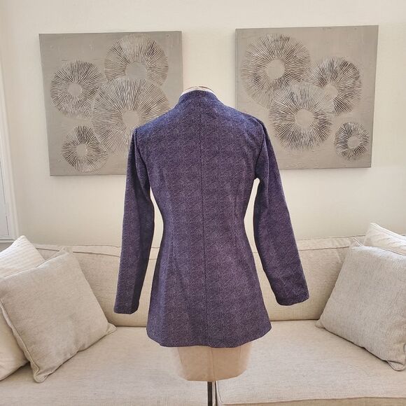 ZOWODO Tweed Open Blazer sz Sm - Picture 6 of 10